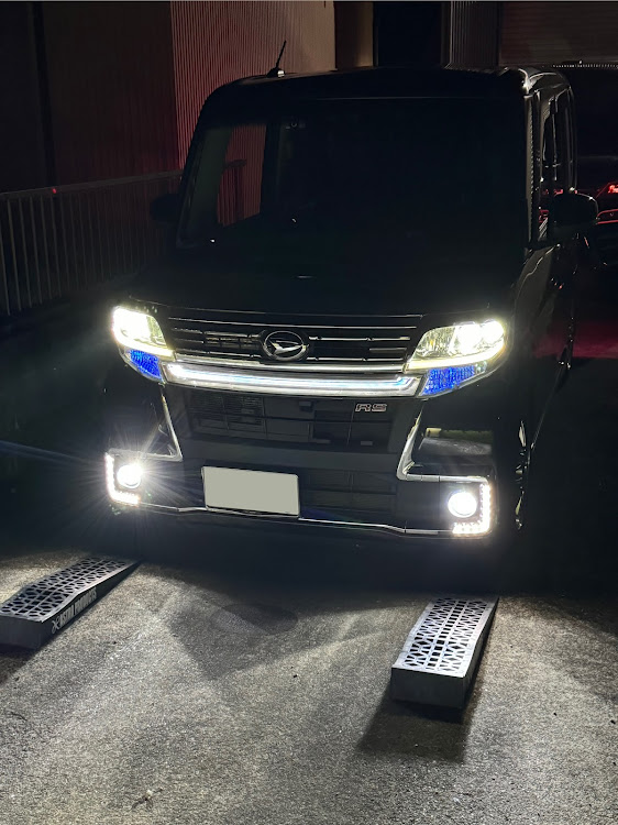 タントカスタムの仕様変更・フォグランプLED化・フォグランプバルブ交換に関するカスタム事例の投稿画像3枚目