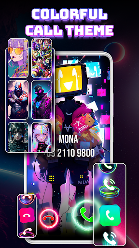 Screenshot Color Phone Call Screen App