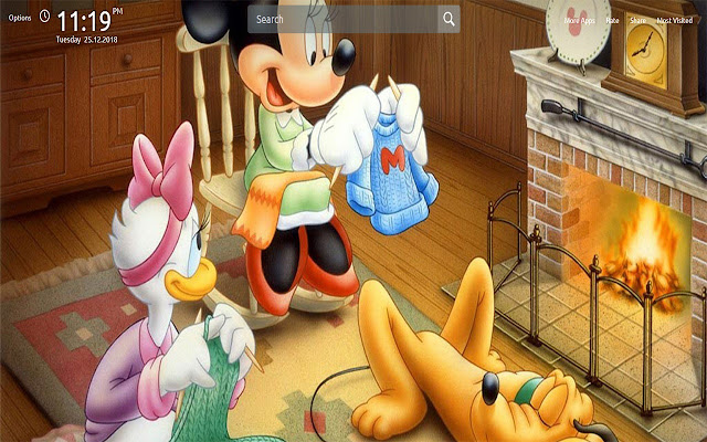 Magical Disney Wallpapers Theme New Tab