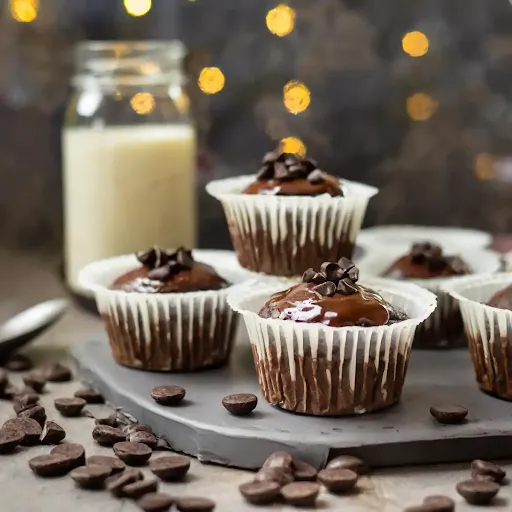 Belgian Chocolate Brownie Cupcake