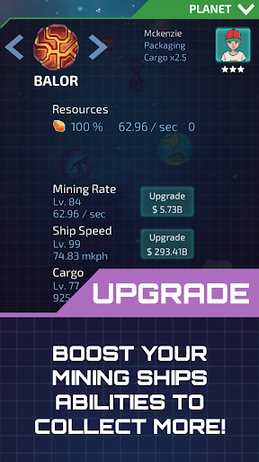 Idle Planet Miner (Free Shopping)