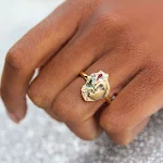 Rainbow Zirconium Ring B