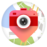 PhotoMap GPS Location on Photo icon