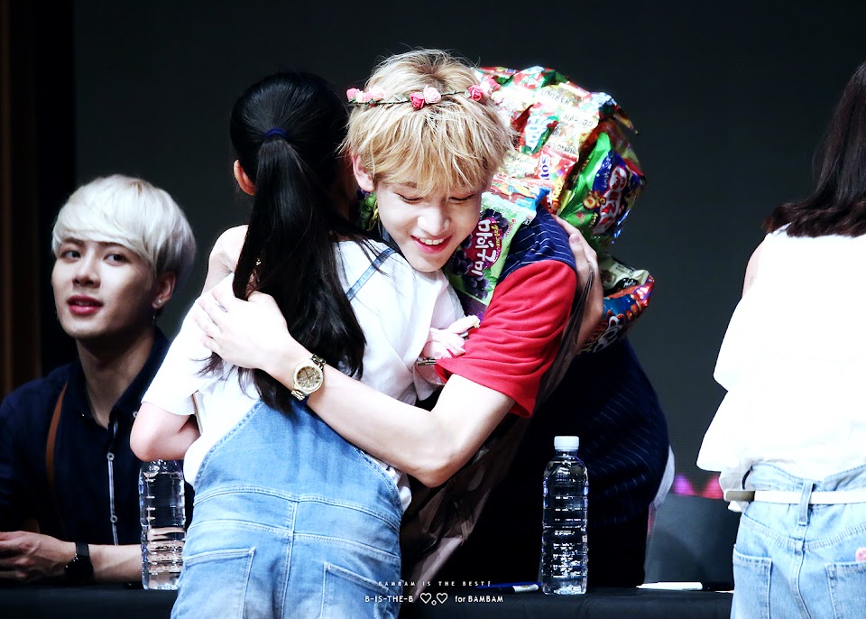 File:Park Jin-young and Jackson Wang at a fansigning event in