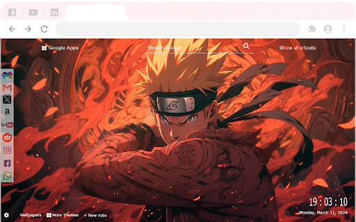 Naruto Uzumaki New Tab 2024