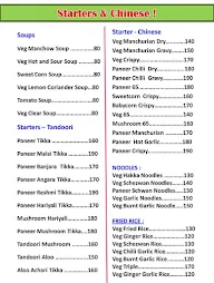 The Paratha Singh menu 2