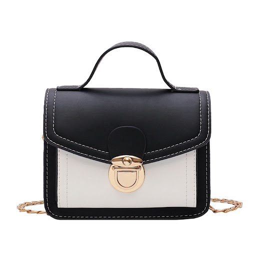 Title 8, Womens color contrast shoulder bag. Stylish an...