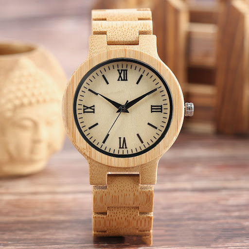 Title 8, New Style Fashion Wooden Quartz Mens Watch Ele...