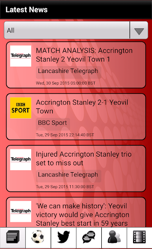 News for Accrington Stanley