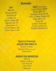 Akshayyam menu 6