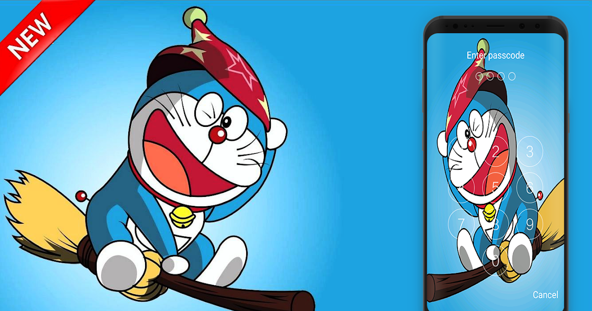 Wallpaper Kunci Layar Doraemon Lucu - Bakaninime