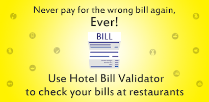 Hotel Bill Validator Screenshot