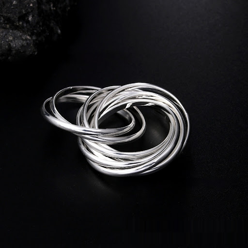 Title 1, Silver Jewelry Retro Ethnic Style Nine Ring, a ...