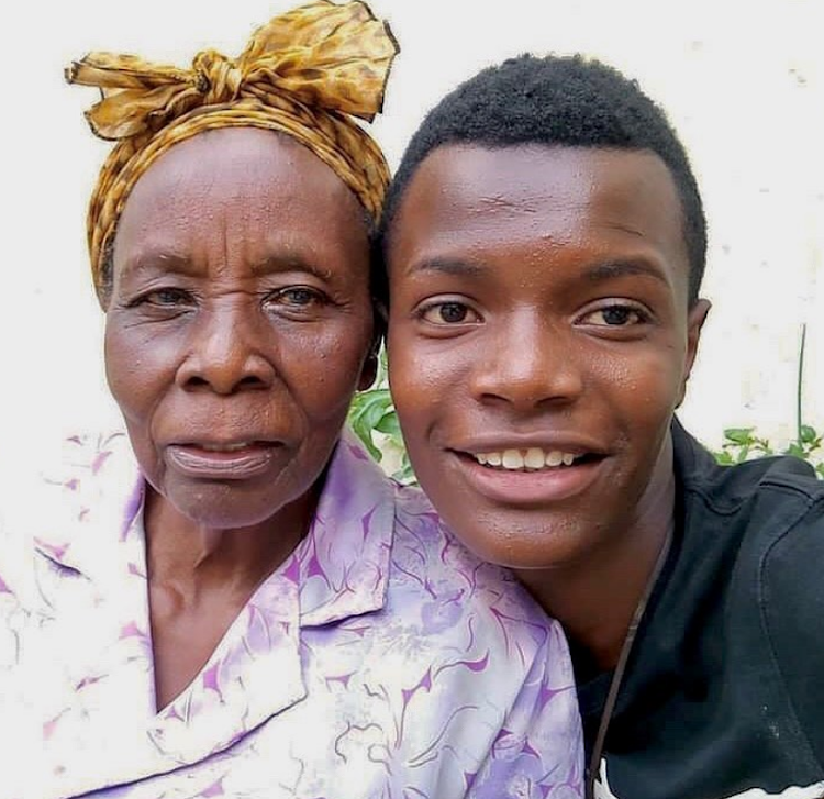 Actor Baha with his late grandma