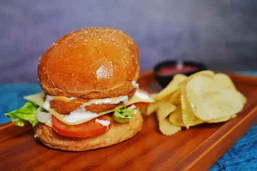 Crispy Cheesy Chicken Burger