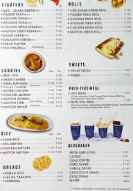 The Chulah menu 1