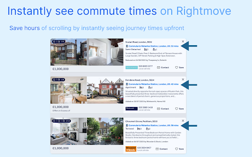 Commutable - See commute times instantly