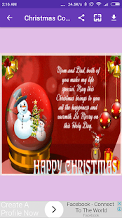 Merry Christmas Greetings - Eve Celebration Wishes(圖2)-速報App