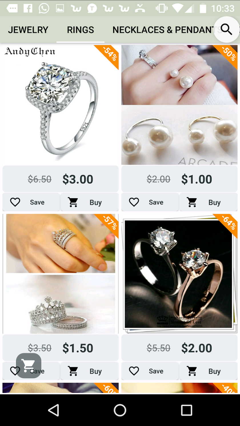 Jewelry Lux - Jewelry Store Screen 2