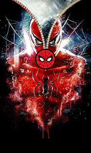 Spidey Superhero Zipper Lock Screen(圖2)-速報App
