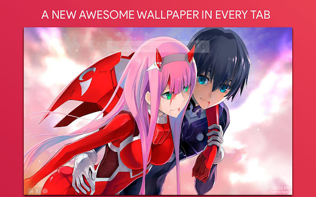 Zero Two Wallpaper HD Custom New Tab