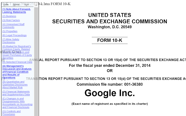 SEC Filings Search