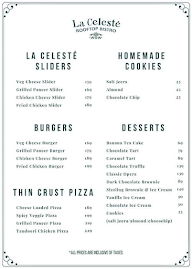 La Celeste menu 1