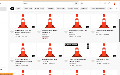 Traffic Cone Youtube Changer