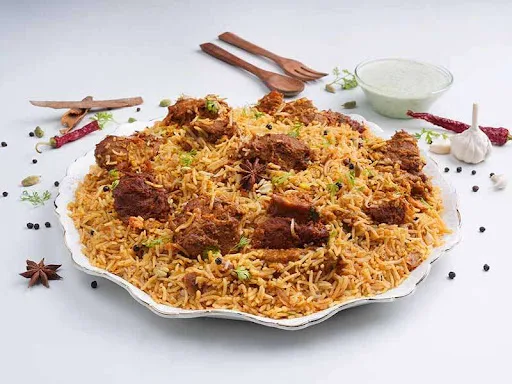 Hyderabadi Mutton Dum Kilo Biryani (Spicy)