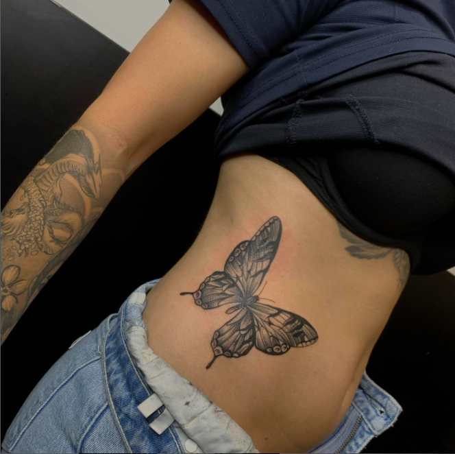 Impressive Butterfly Tattoo