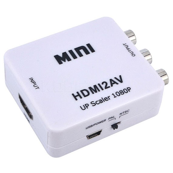 HUB Chuyển đổi mini HDMI sang AV chuyển đổi tín hiệu hình ảnh HDM hoặc tín hiệu âm thanh thành tín hiệu video tổng hợp AV (CVBS) và tín hiệu âm thanh nổi FL 