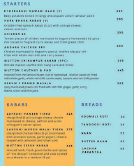 Tata...The Indian Food Company menu 4