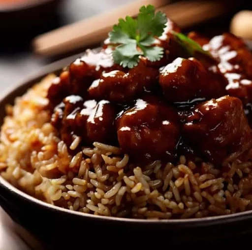 Chicken Manchurian Fried Rice