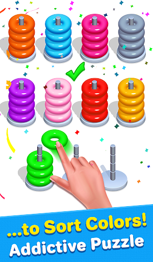 Screenshot Color Hoop Sort - Hoop Stack