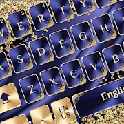 Blue Gold Luxury Keyboard 10001004 Icon