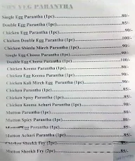 Punjabi Special Tawa Paratha menu 2