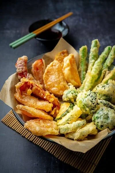 Golden Fried Tempura Veggies