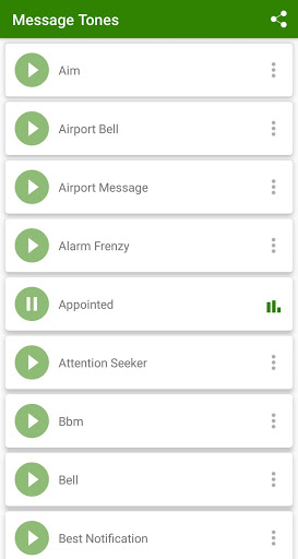 Screenshot Message tones