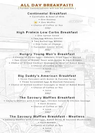 Sandwichworkz - The Fusion Street Cafe menu 2