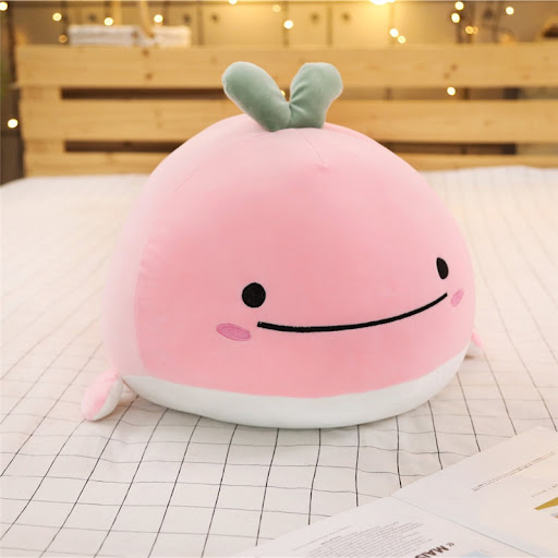 Title 3, Soft and cuddly whale plush toy doll for kids a...