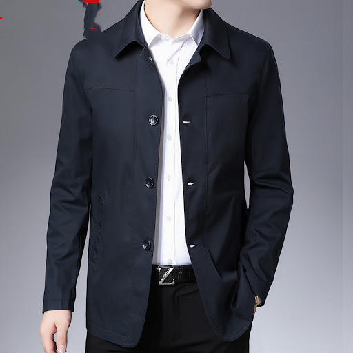 Title 2, Mens Jacket Middle-aged Windbreaker Jacket