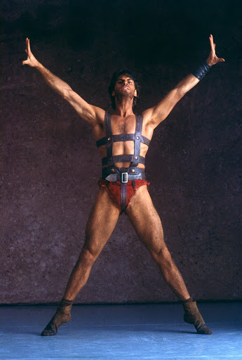 Steven Heathcote as Spartacus, 1990