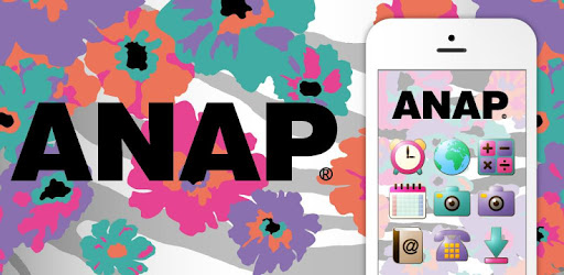 アイコンきせかえ アナップ Anap 花柄壁紙付き Apper Pa Google Play