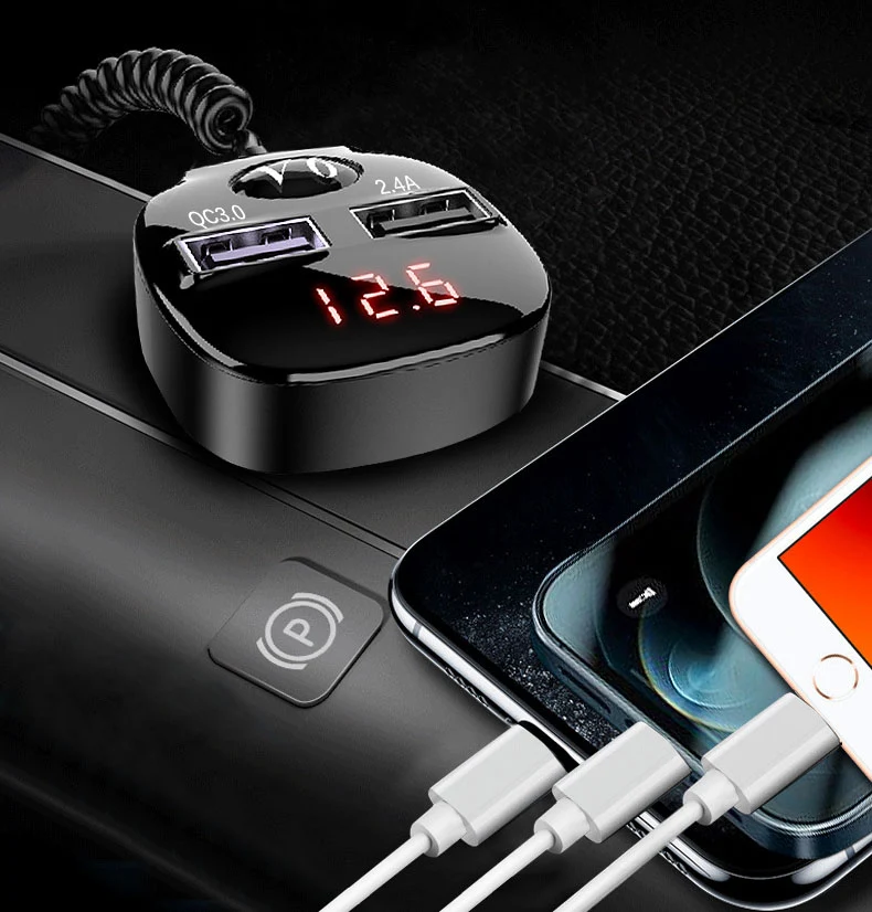 Carregador Rápido V6 para Celular com 3 Cabos