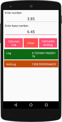 Logarithm  Anti-log Calculator Decimal/Fraction