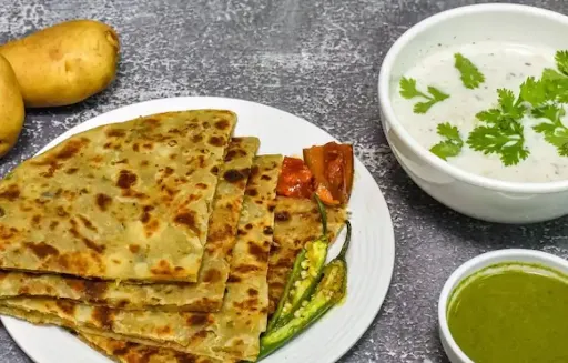 Desi Ghee Aloo Pyaz Paratha