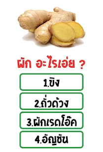 เกมทายชื่อผัก