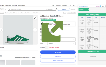 eBextractor - ebay Sold History Offer History - Average High Mid Low Price small promo image