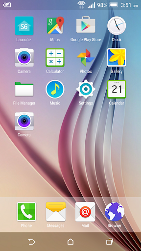 S6 Launcher and Theme