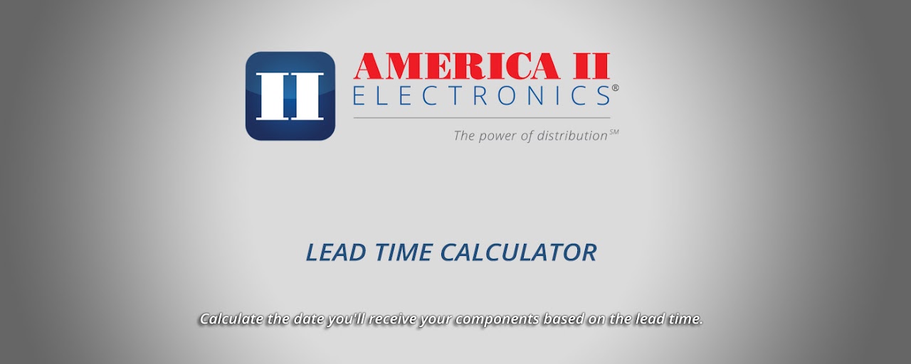 America II Lead Time Calculator Preview image 2